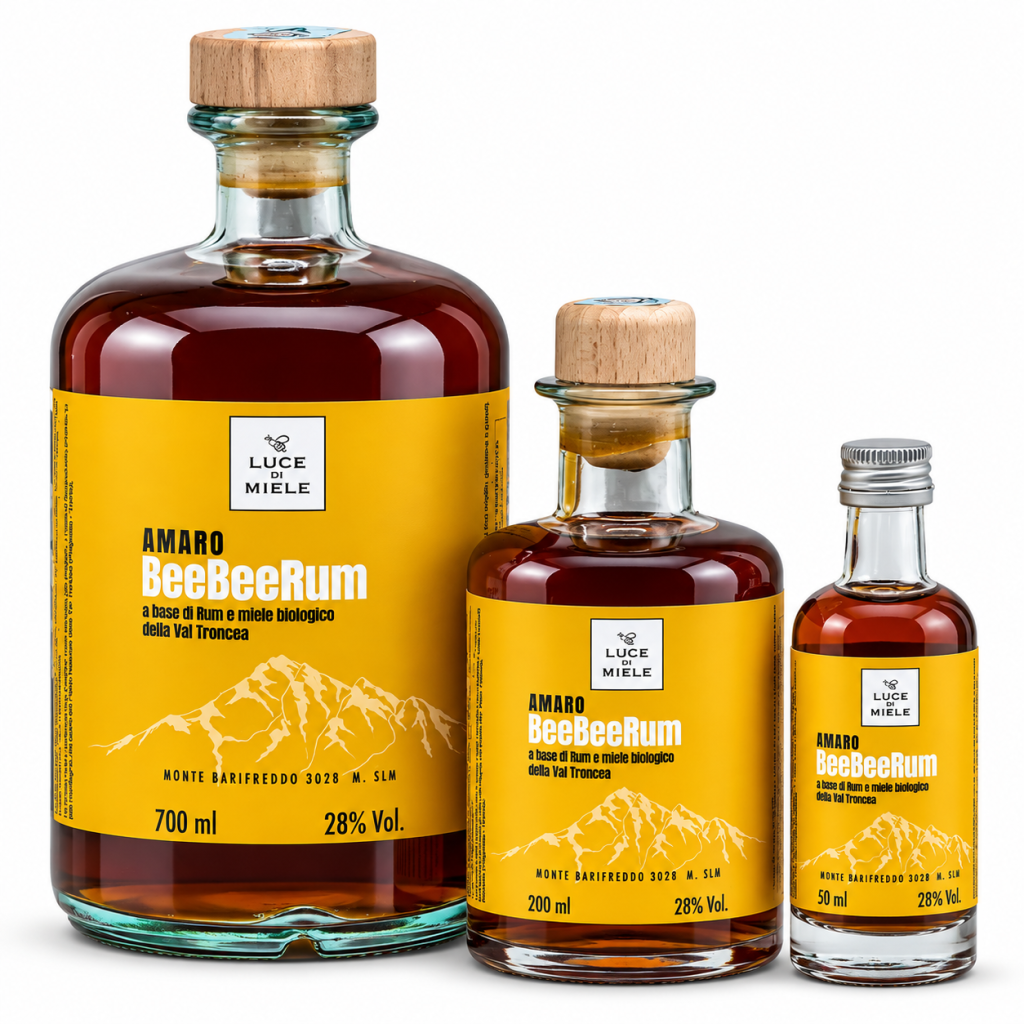Amaro di Pragelato "Beebee Rum" - Luce di Miele