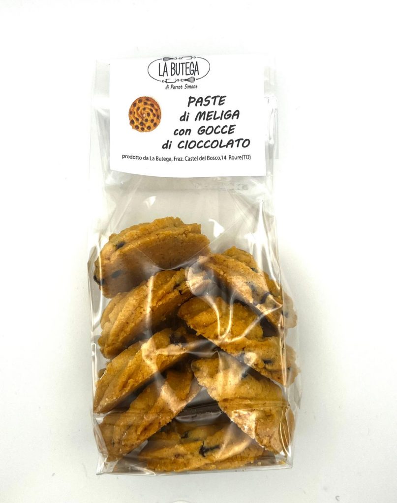 Paste di meliga con gocce di cioccolato - La Butega