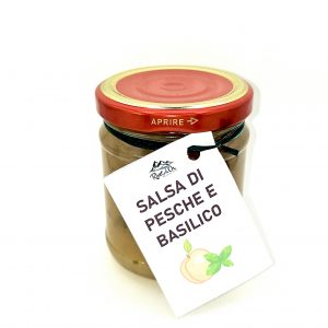 Salsa di Pesche e Basilico - Az. Agr. Rivet D'or