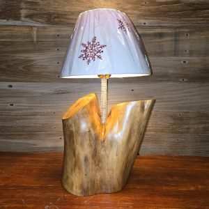 Lampada da Tavolo Artigianale in Legno