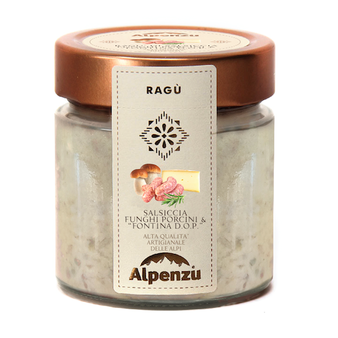 Ragu' Salsiccia Funghi Porcini & Fontina D.O.P. - Alpenzu
