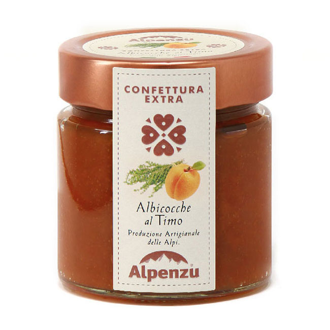 Confettura Extra di Albicocche e Timo - Alpenzu
