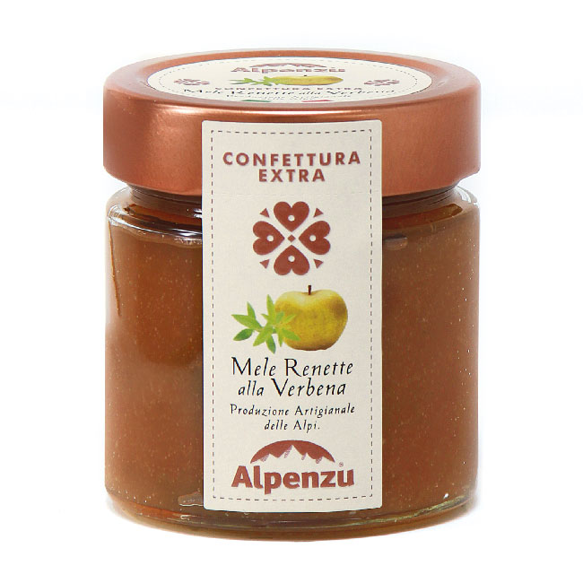 Confettura Extra di Mele Renette alla Verbena -Alpenzu
