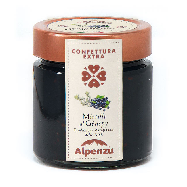 Confettura Extra di Mirtilli al Genepy - Alpenzu