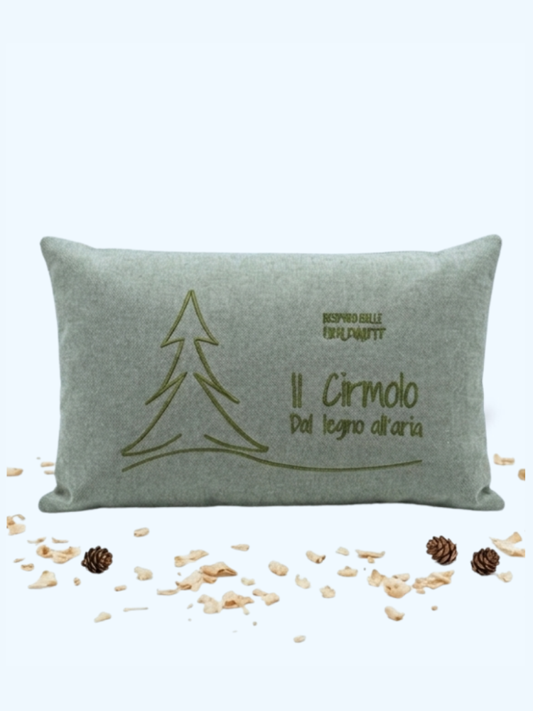 Cuscino con trucioli di Cirmolo - Respiro Delle Dolomiti