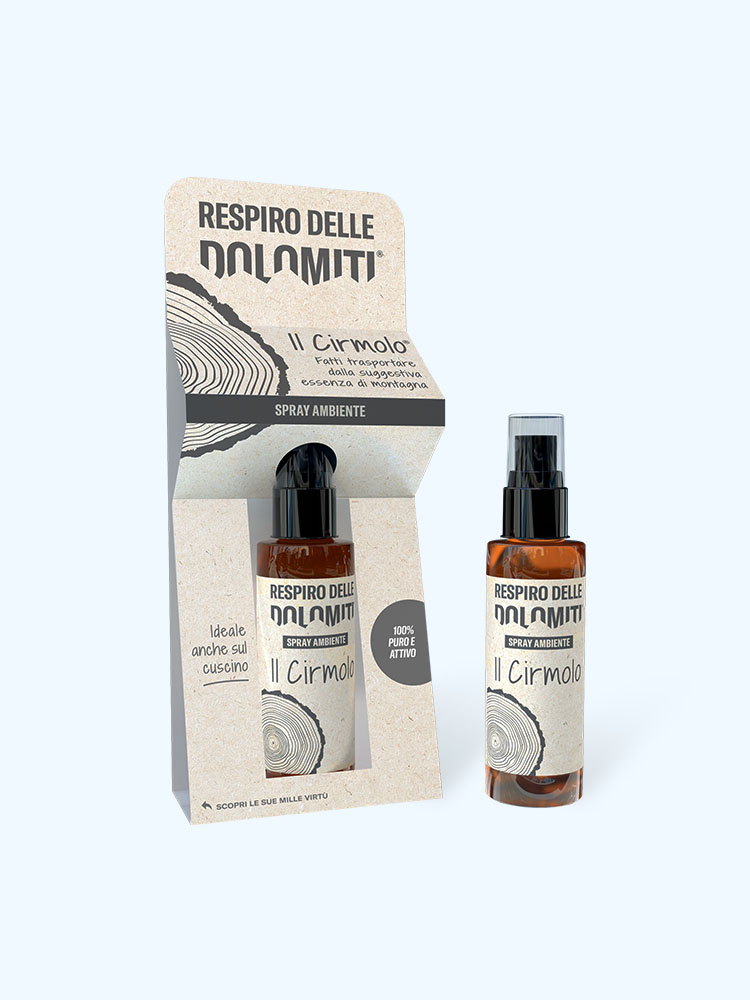 Spray alpino al Cirmolo 50ml - Respiro Delle Dolomiti