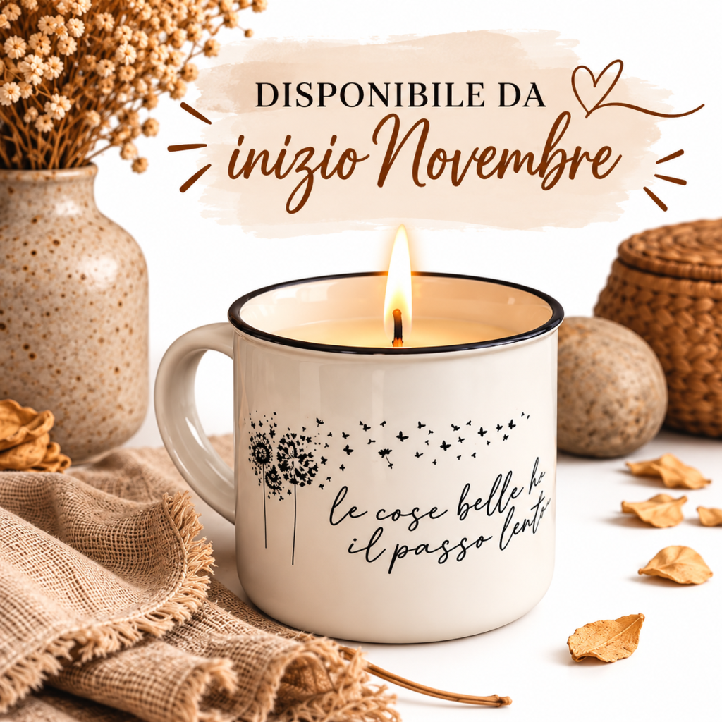 Candela Artigianale Mug "Palo Santo" - Amami
