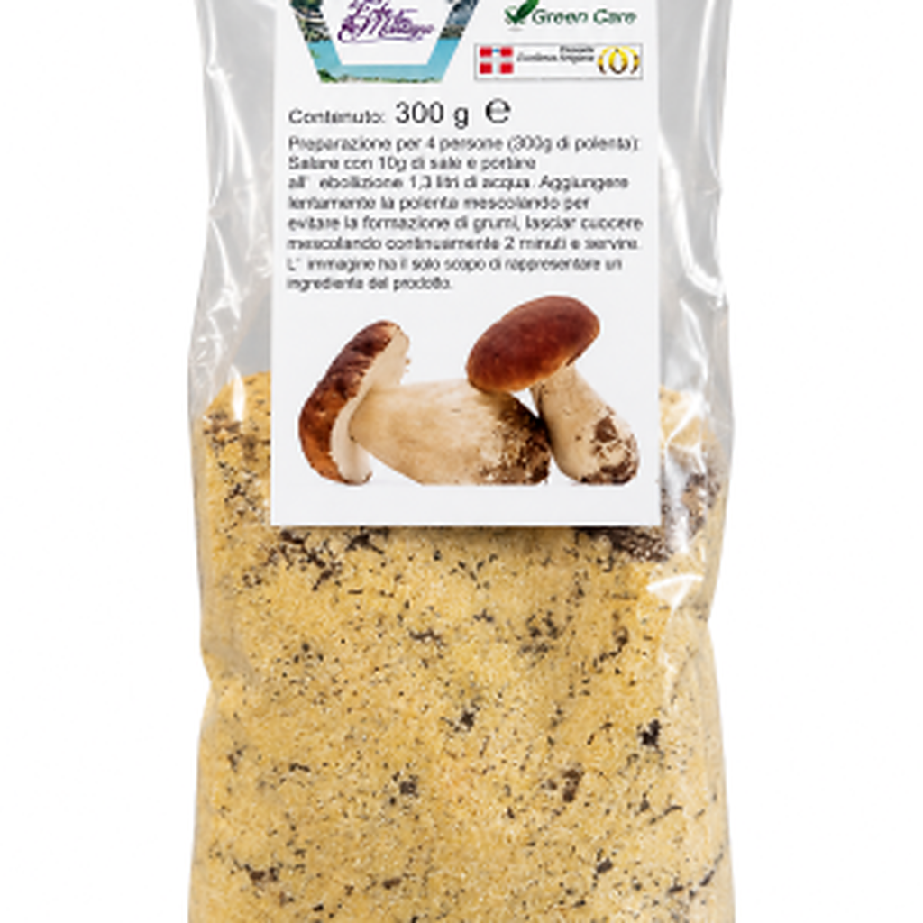 Polenta Istantanea ai Funghi Porcini - Erbe di Montagna
